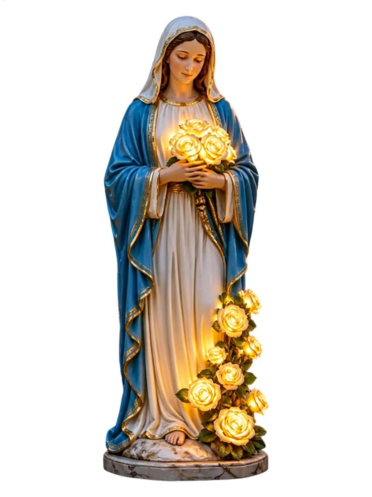 Resin Art Light - Mary Lady Bahçe Lambası Güneş Enerjili