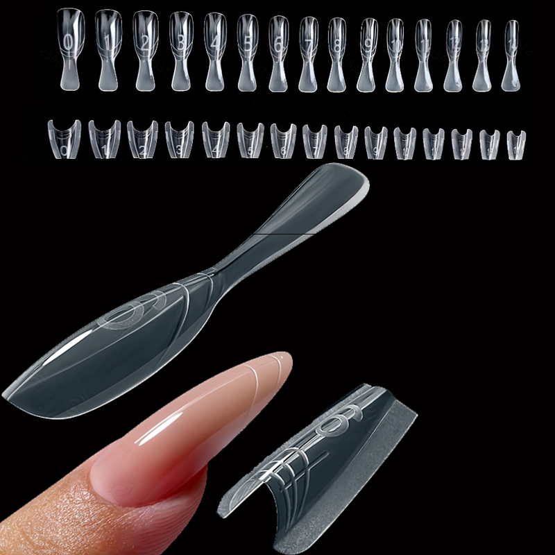 Resin Art Template - 240 Adet Çift Formlu Tırnak Kalıbı