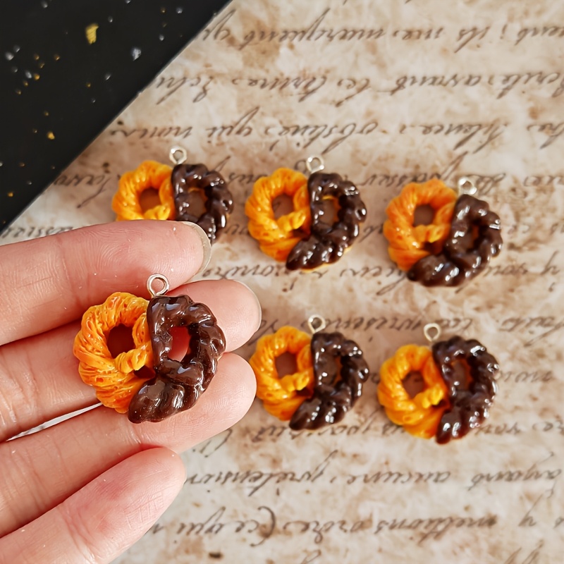 Resin Art Jewelry Kit - 6 adet simülasyon kalp çikolata reçine