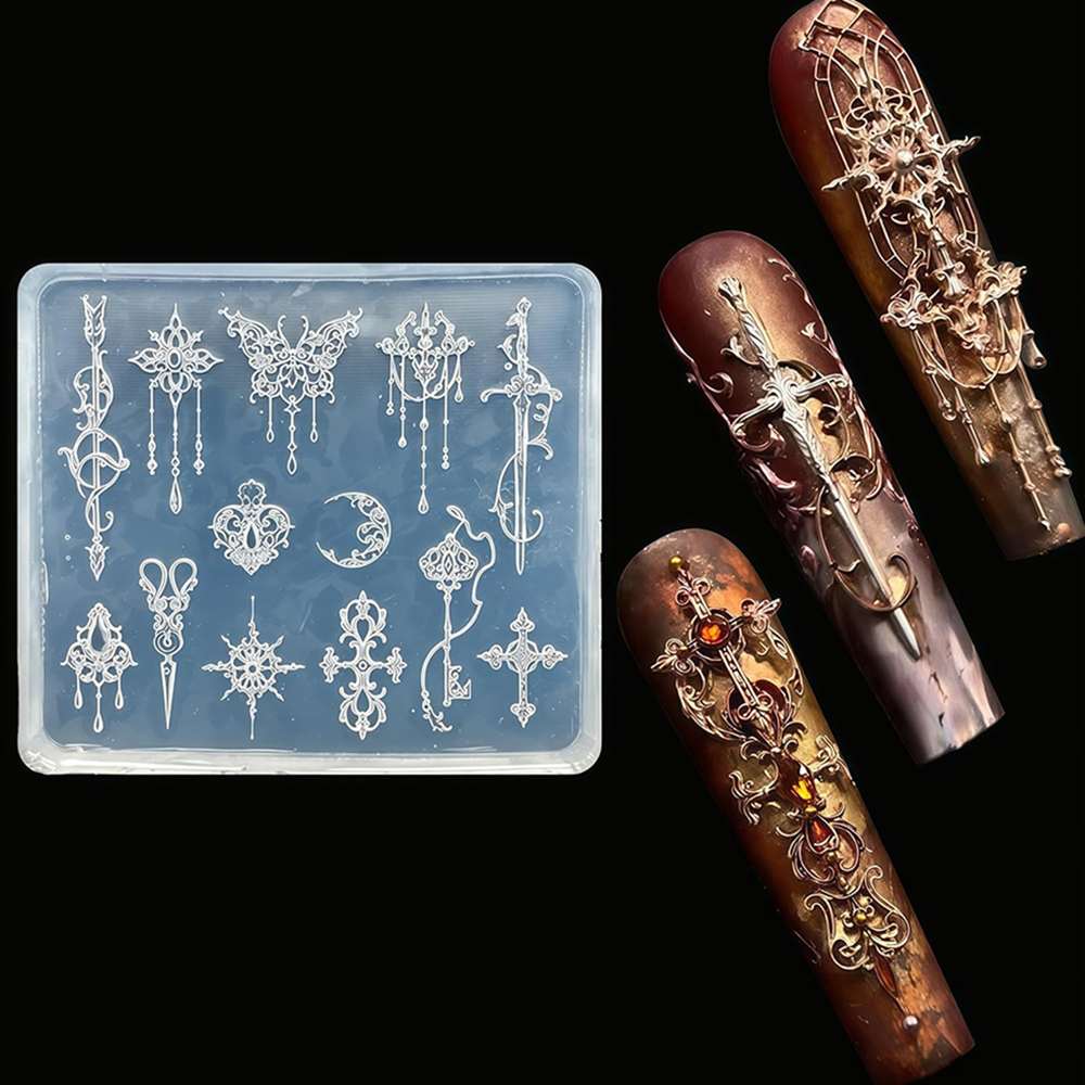 Resin Art Template - Ok Silikon Kalıp Ay Reçine Kılıç