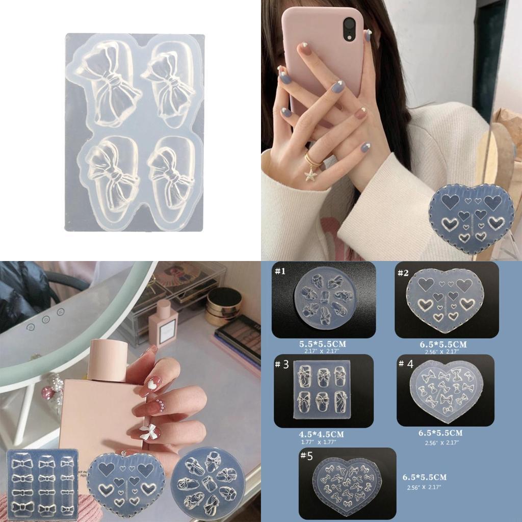 Resin Art Template - Silikon Tırnak Oyma Döküm Kalıp Manikür