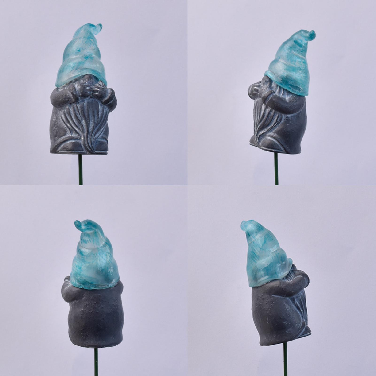 Resin Art Flower - Dekoratif Bahçe Kazıkları 3 Parçalı Parlayan