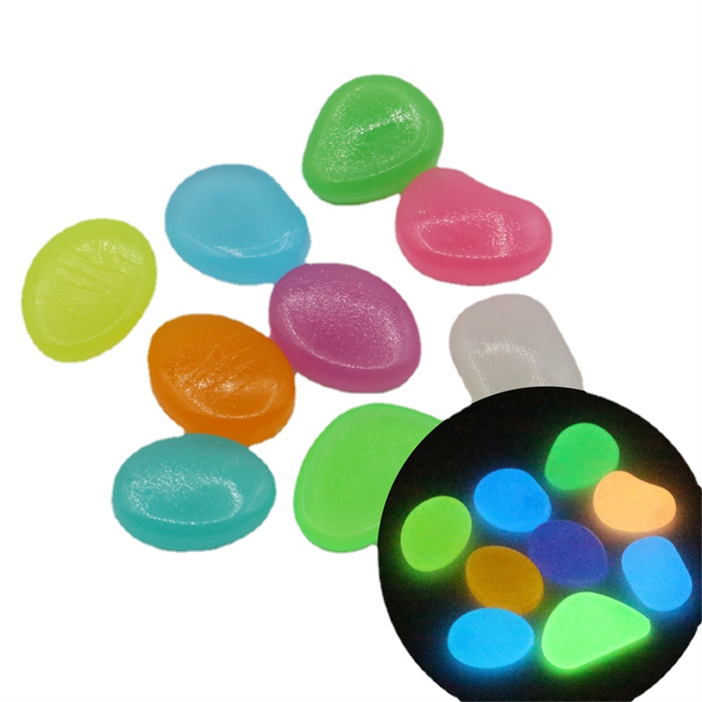 Resin Art Light - 50 adet aydınlık taş floresan çakıl