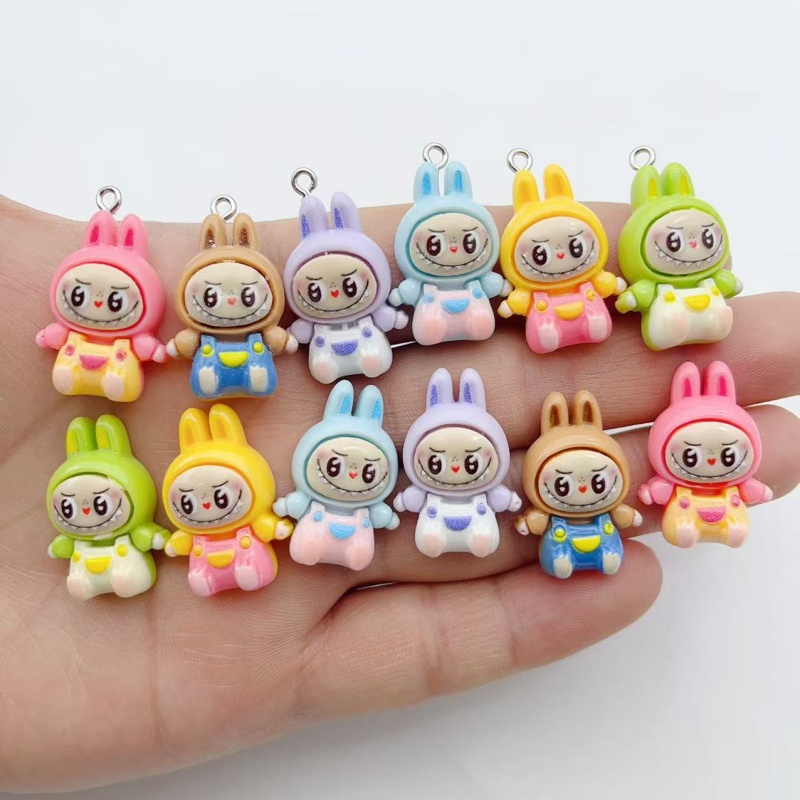Resin Art Kits For Adults - 10 adet Kawaii Tavşan Çilek Evi