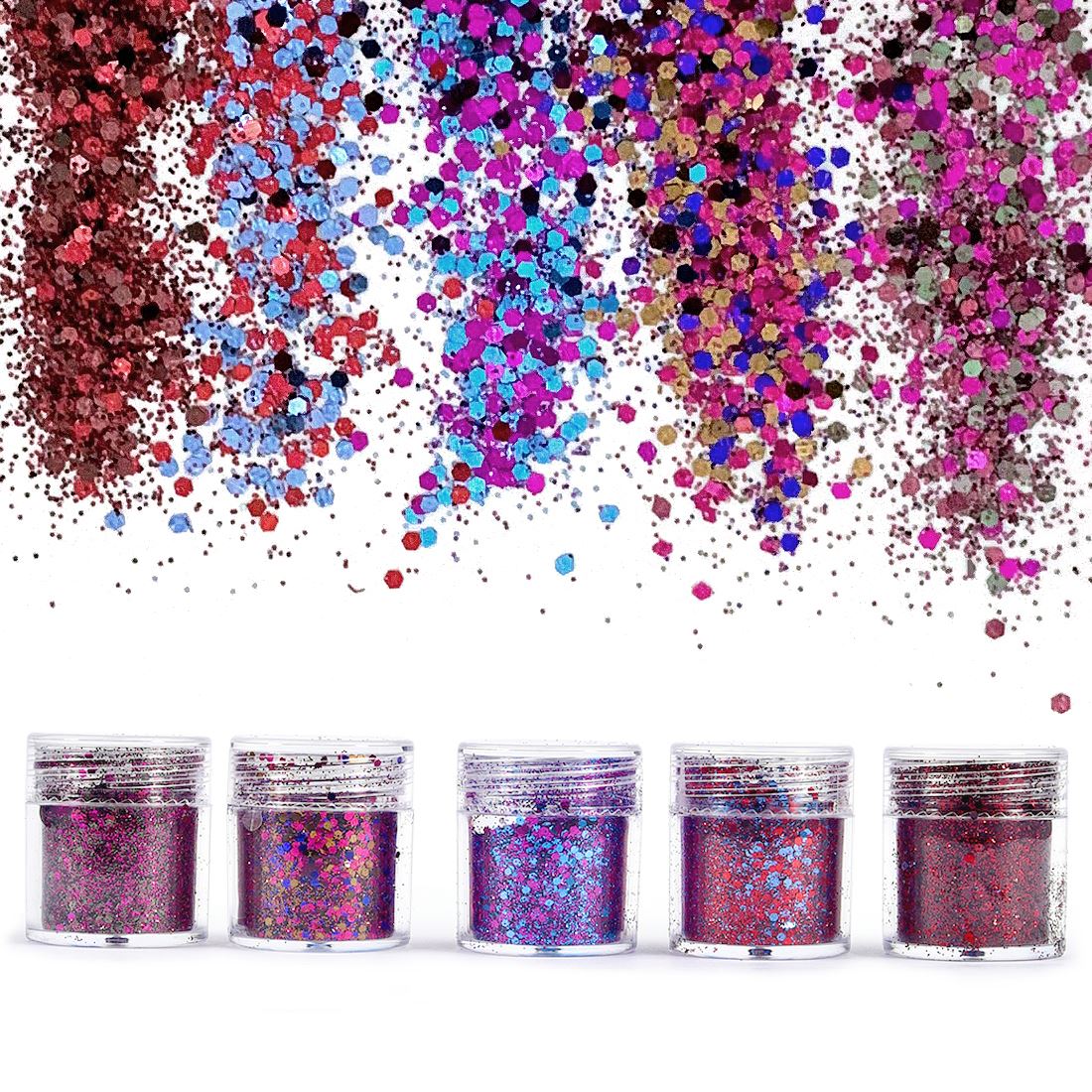 Resin Art Bottle - 4/5 şişe Rüya Gibi Sim Tozu