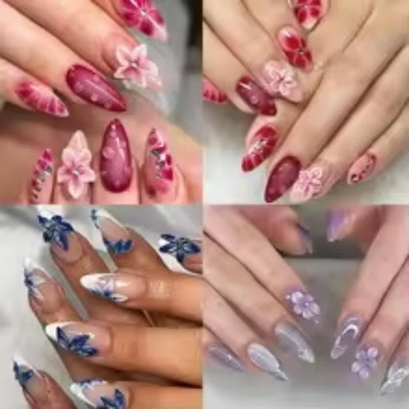 Resin Art Using Flowers - Silikon 3D Çiçek Tırnak Kalıbı, Reçine