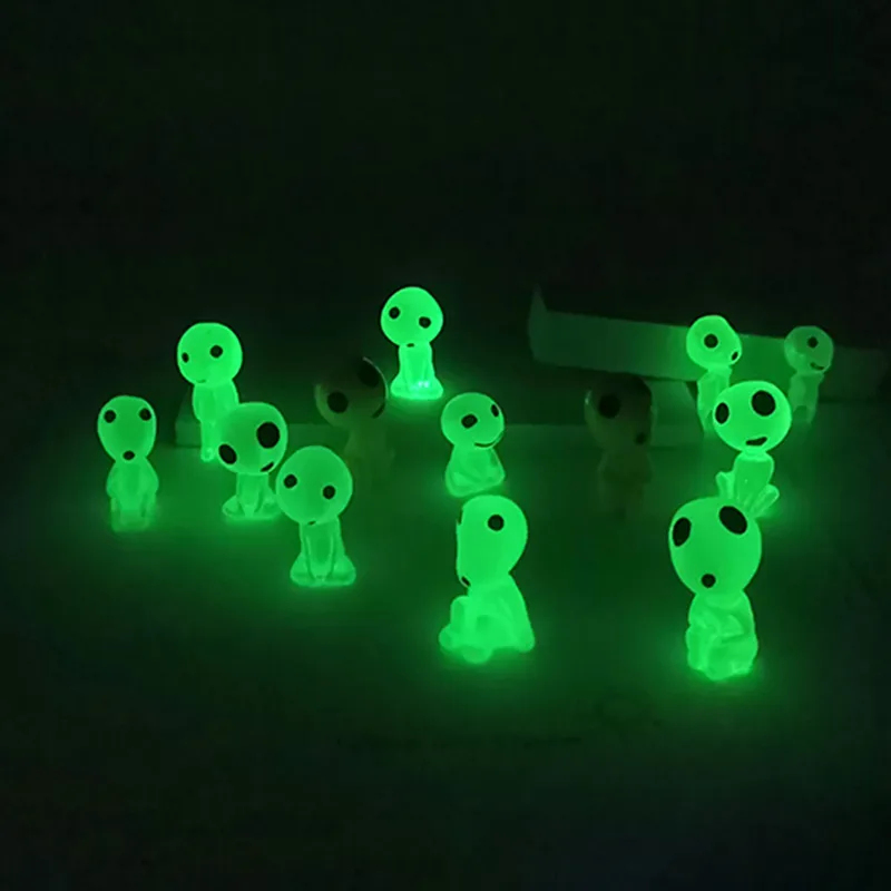 Resin Art Light - Işıklı Elfler Mini Figürleri Balık Tankı