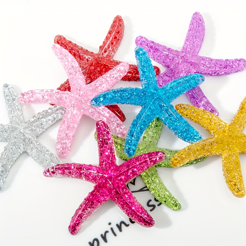Resin Art Furniture - 10 Adet 1.57 İnç Reçine Denizyıldızı,
