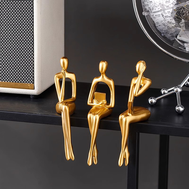 Düşünür Heykeli Soyut Figür He - Resin Art Furniture incelemesi ve fiyatı