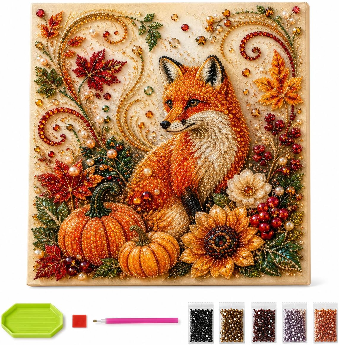 Sonbahar Elmas İnci Boyama Set - Resin Art Flower incelemesi ve fiyatı