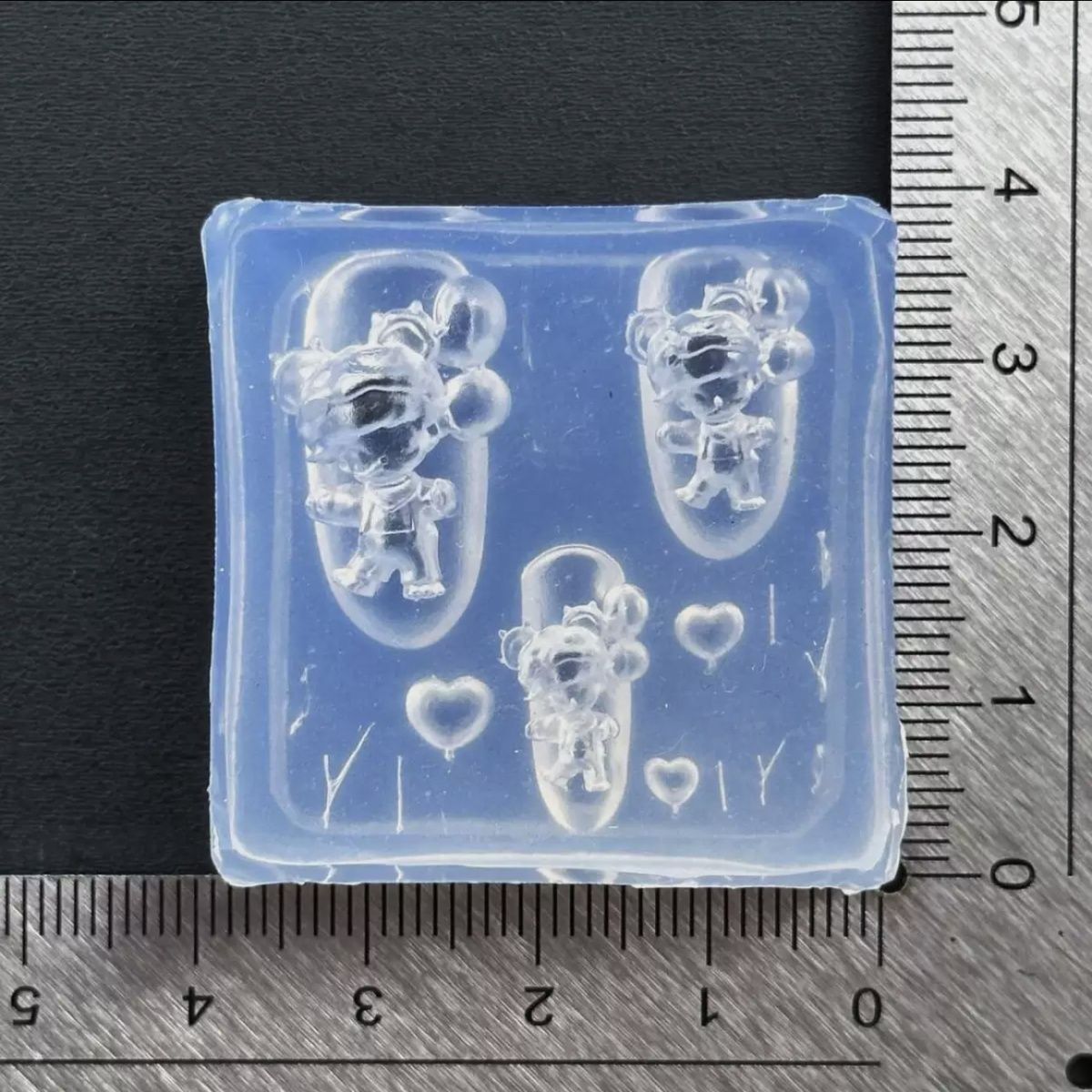 3D Tırnak Şablonları Sevimli K - Resin Art Template incelemesi ve fiyatı