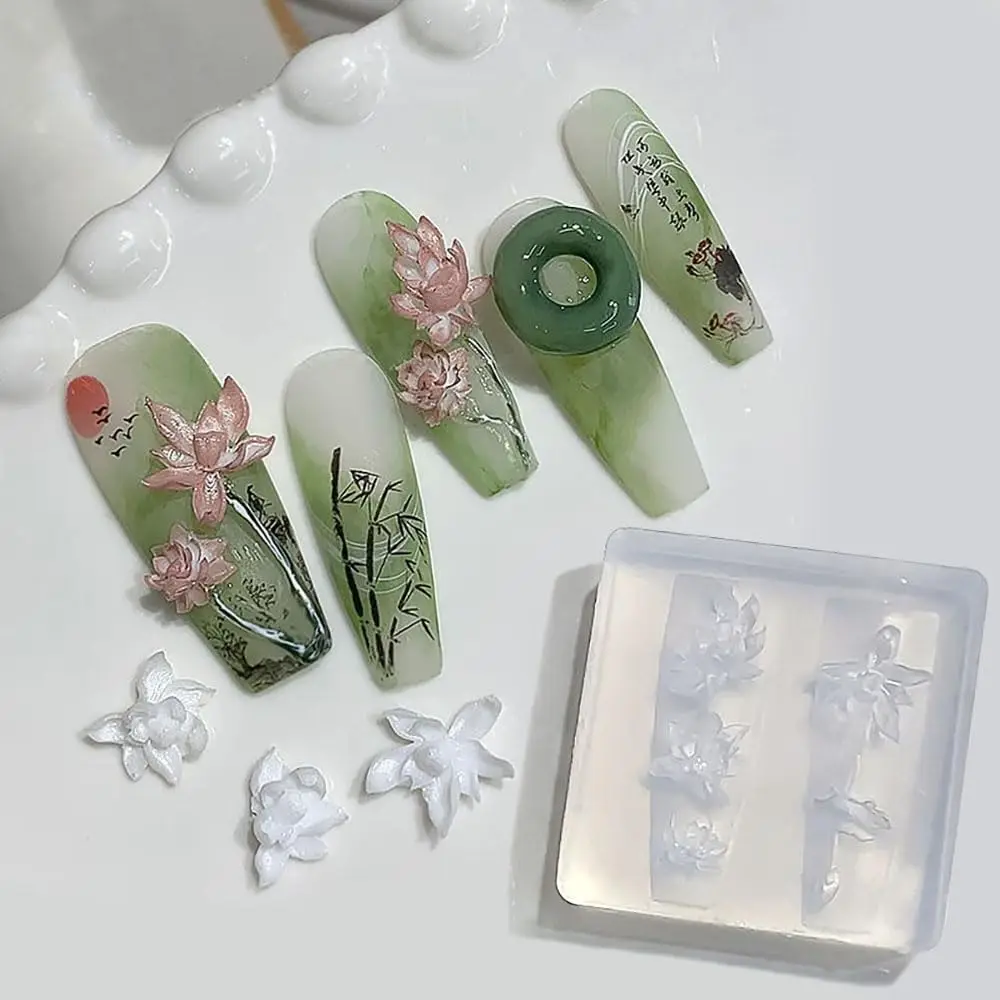 3D dikenler Tırnak Tasarım Sil - Resin Art Template incelemesi ve fiyatı