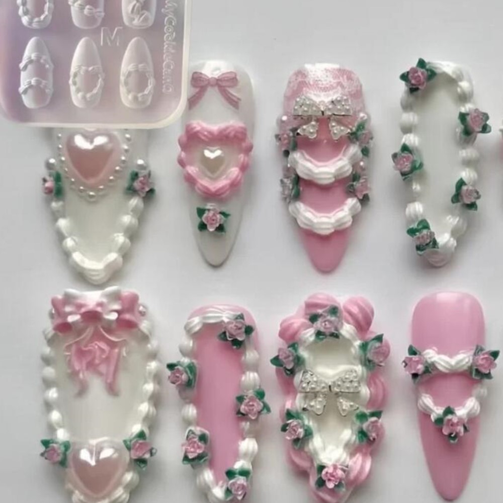 1 adet 3D Fransız Kreması Tırn - Resin Art Template incelemesi ve fiyatı