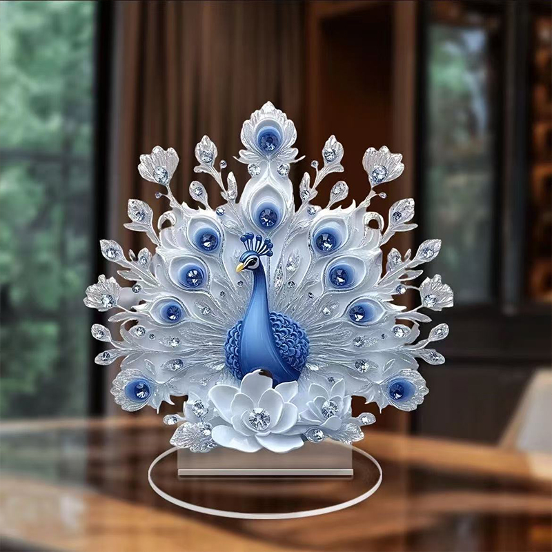 【D】Zarif Tavus Kuşu Figürü Ofi - Resin Art Furniture incelemesi ve fiyatı