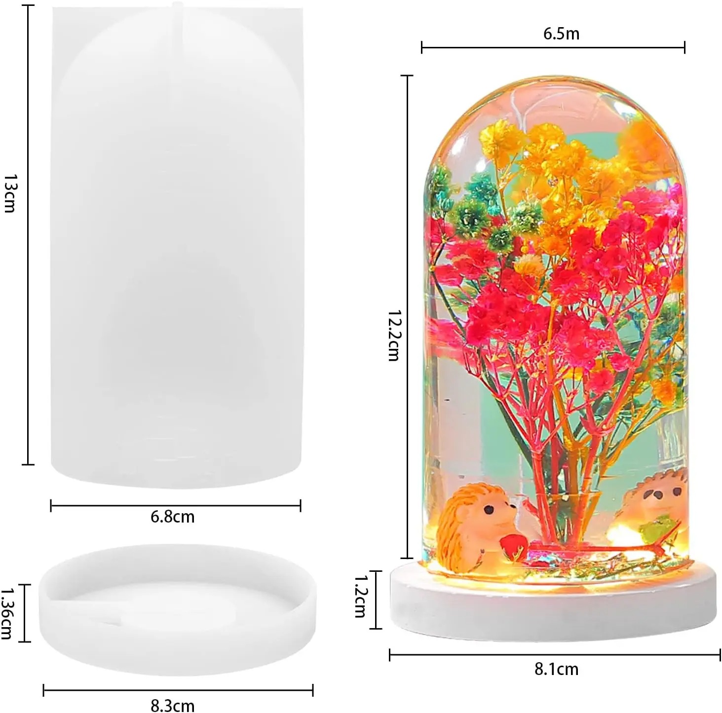 DIY Kristal Epoksi Reçine Kalı - Resin Art Light incelemesi ve fiyatı