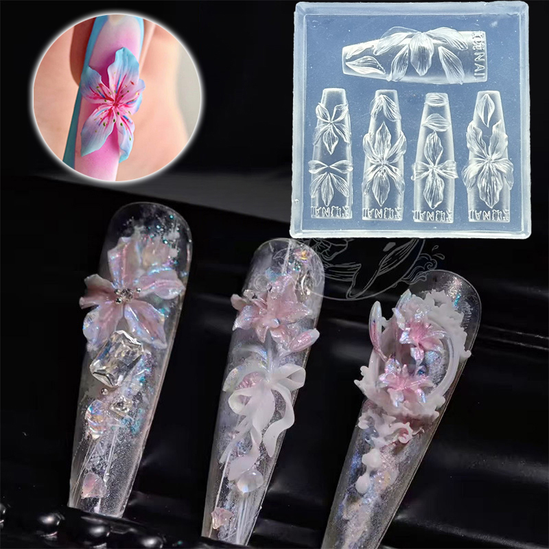 Z. 3D Çiçekler Tırnak Kalıp DI - Resin Art Template incelemesi ve fiyatı