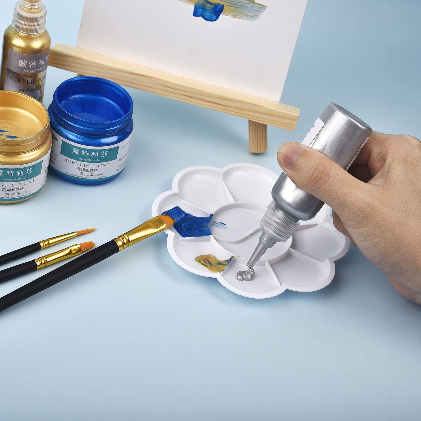 7 renk 60ml/şişe metalik pearl - Resin Art Bottle incelemesi ve fiyatı