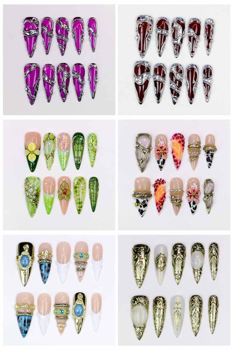10 Adet Uzun Stiletto Takma Tı - Resin Art Flower incelemesi ve fiyatı