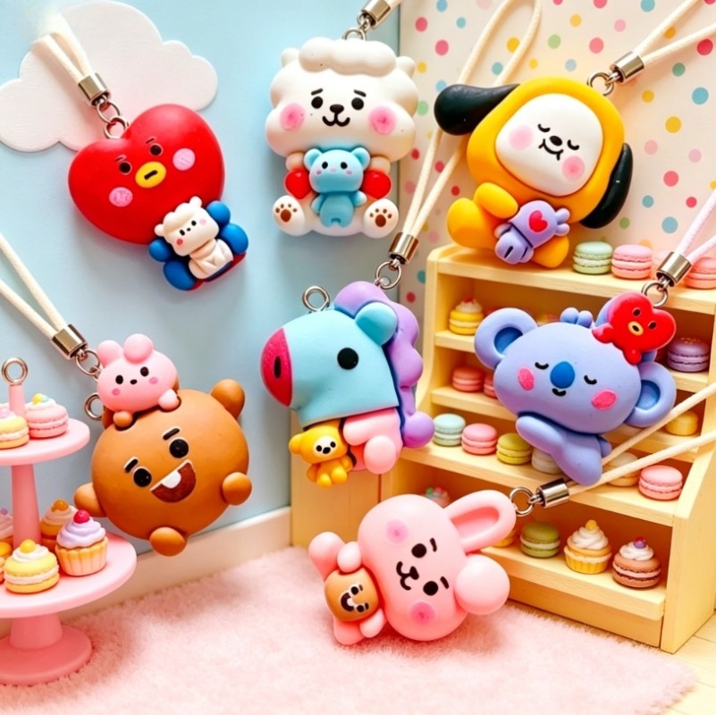 7 adet BT21 Reçine Karikatür F - Resin Art Kits For Adults incelemesi ve fiyatı