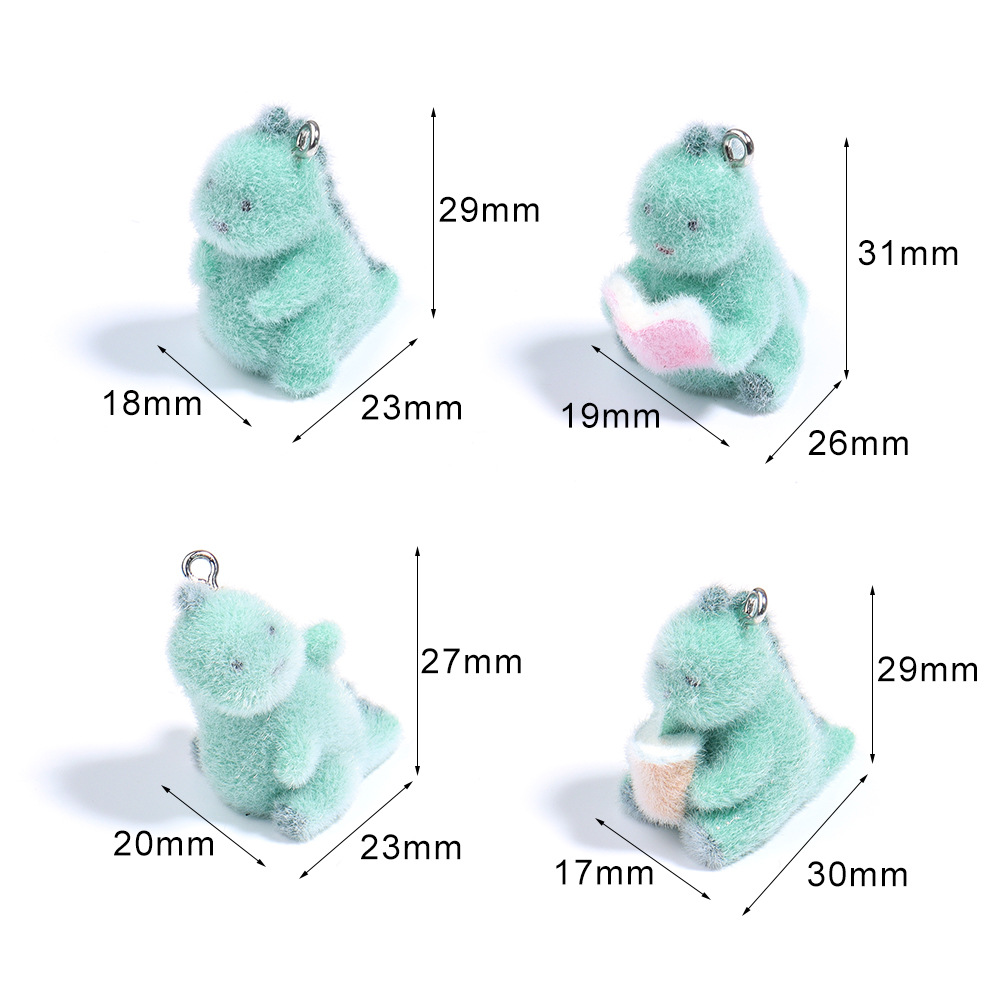 4 Adet 3D Mini Dinozor Kolye P - Resin Art Jewelry Kit incelemesi ve fiyatı