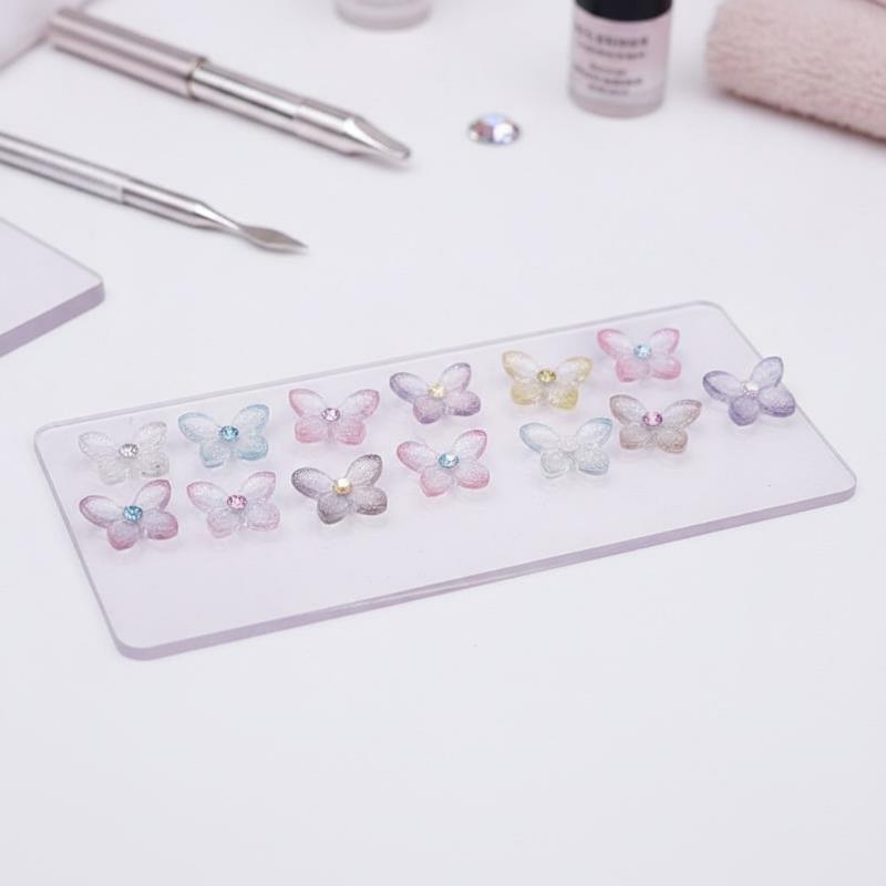 3D Rhinestone Kelebek Çiçek Tı - Resin Art Using Flowers incelemesi ve fiyatı