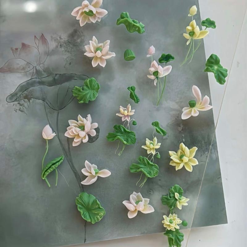 Çiçek Serisi 3D Kavisli Tırnak - Resin Art Template incelemesi ve fiyatı