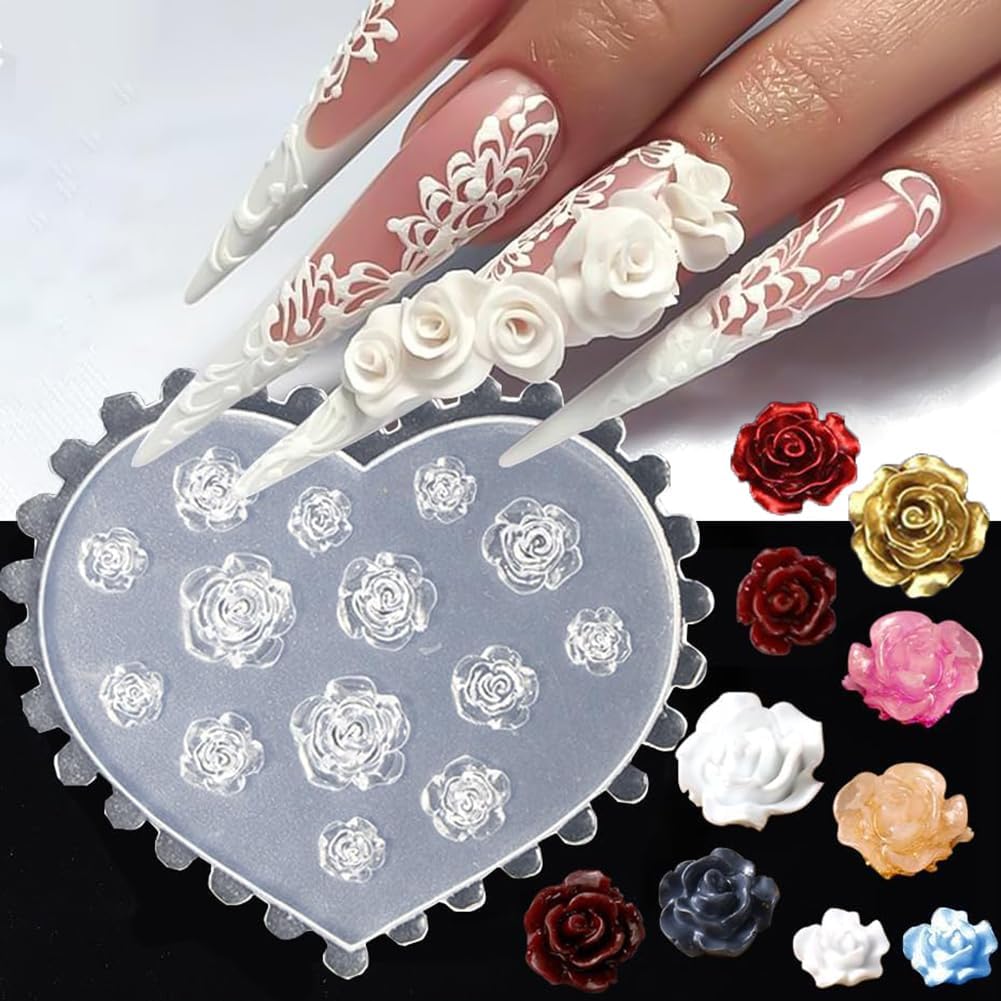 3D Çiçek Tırnak Kalıpları Sili - Resin Art Template incelemesi ve fiyatı