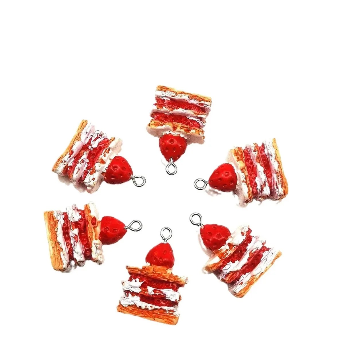 10 adet Mini Simüle Çilekli Ke - Resin Art Jewelry Kit incelemesi ve fiyatı