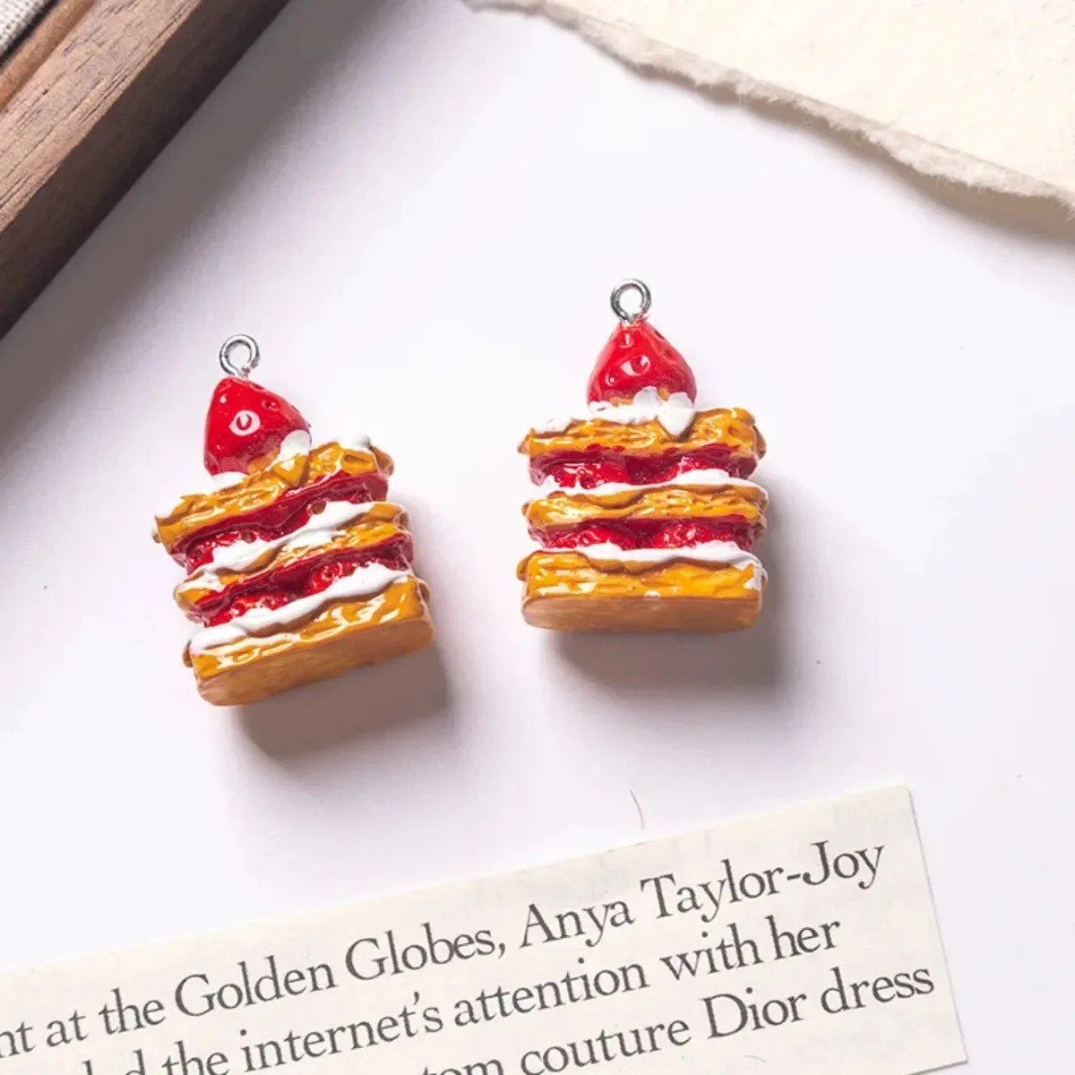 10 adet Mini Simüle Çilekli Ke - Resin Art Jewelry Kit incelemesi ve fiyatı