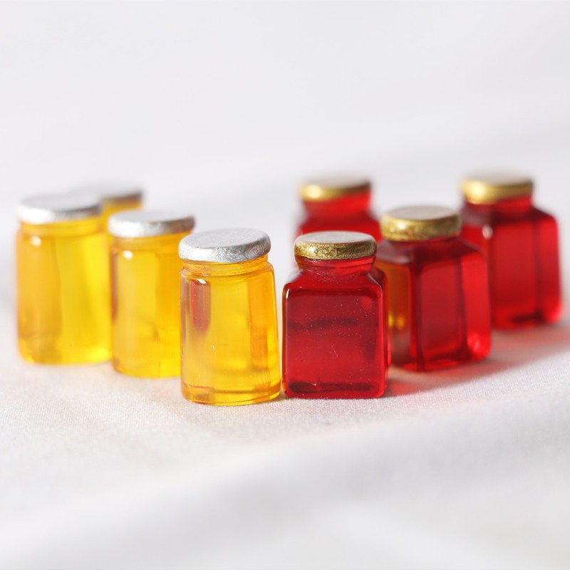 10 adet Simülasyon Çilek Reçel - Resin Art Bottle incelemesi ve fiyatı