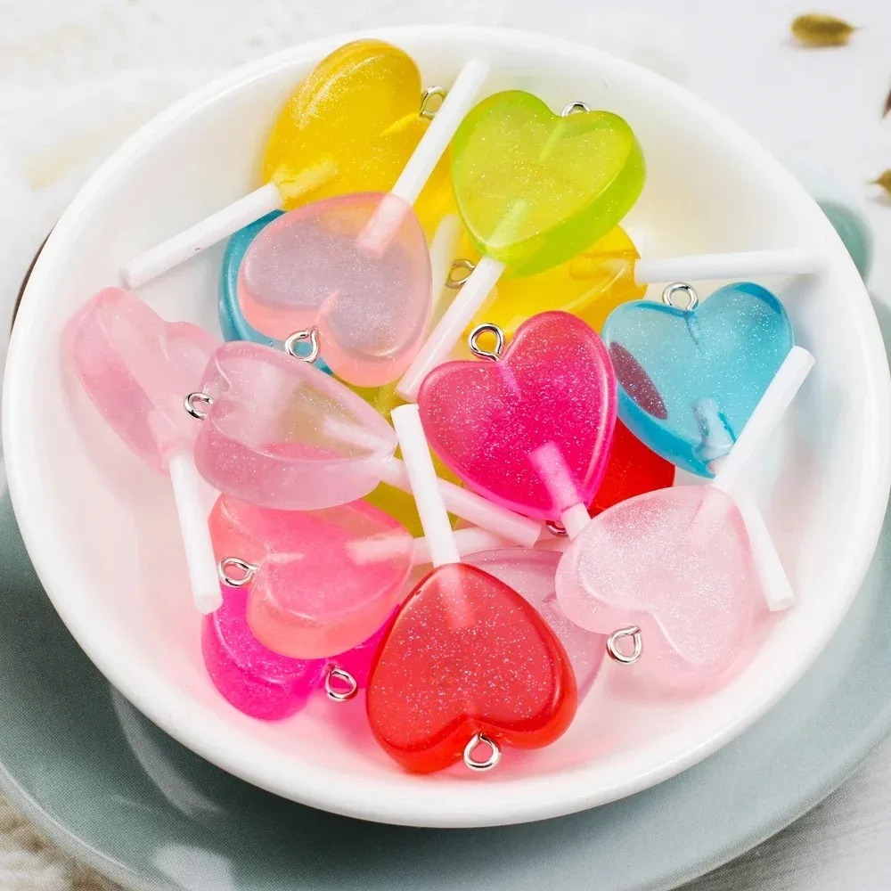 10 Adet Kawaii Işıltılı Kalp Ş - Resin Art Jewelry Kit incelemesi ve fiyatı