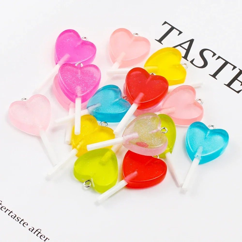 10 Adet Kawaii Işıltılı Kalp Ş - Resin Art Jewelry Kit incelemesi ve fiyatı