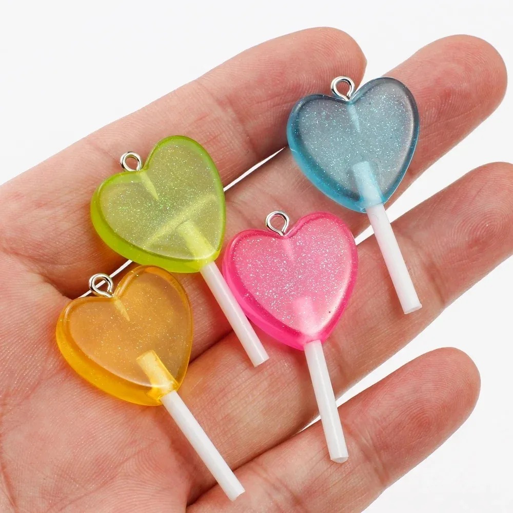 10 Adet Kawaii Işıltılı Kalp Ş - Resin Art Jewelry Kit incelemesi ve fiyatı