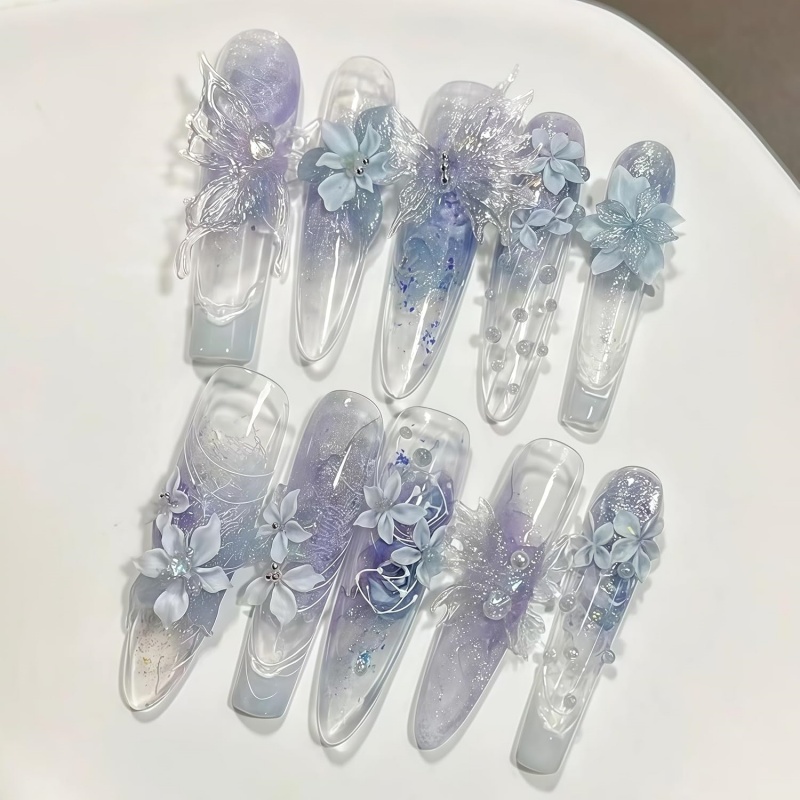 3D Kelebek Çiçek Jel Tırnak Sa - Resin Art Template incelemesi ve fiyatı